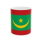 Mauritania Flag Mug | Patriotic Coffee Cup | Gift for Expats, Mauritania Heritage & Travelers