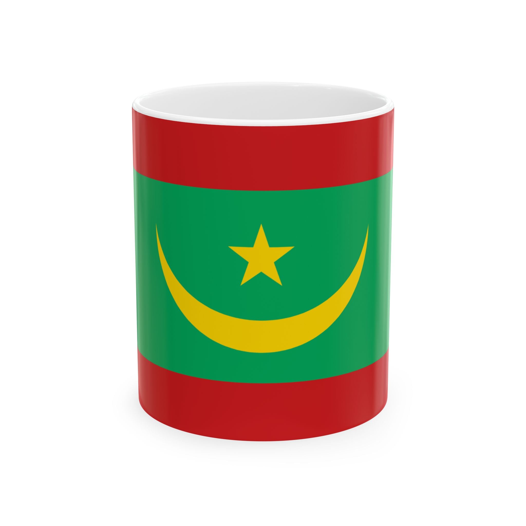Mauritania Flag Mug | Patriotic Coffee Cup | Gift for Expats, Mauritania Heritage & Travelers