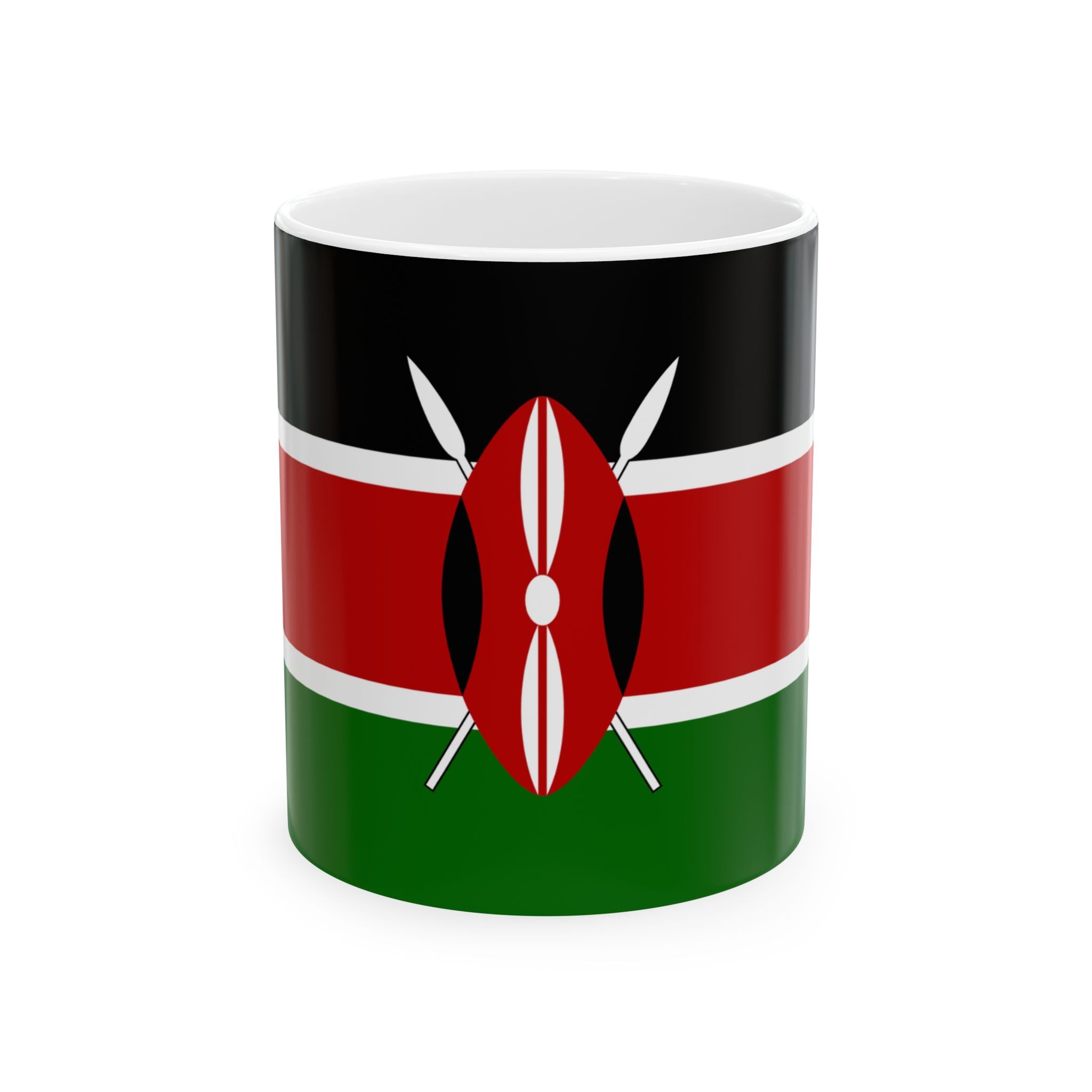 Kenya Flag Mug | Patriotic Coffee Cup | Gift for Expats, Kenya Heritage & Travelers