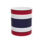 Thailand Flag Mug | Patriotic Coffee Cup | Gift for Expats, Thailand Heritage & Travelers