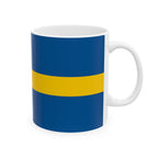 Sweden Flag Mug | Patriotic Coffee Cup | Gift for Expats, Sweden Heritage & Travelers