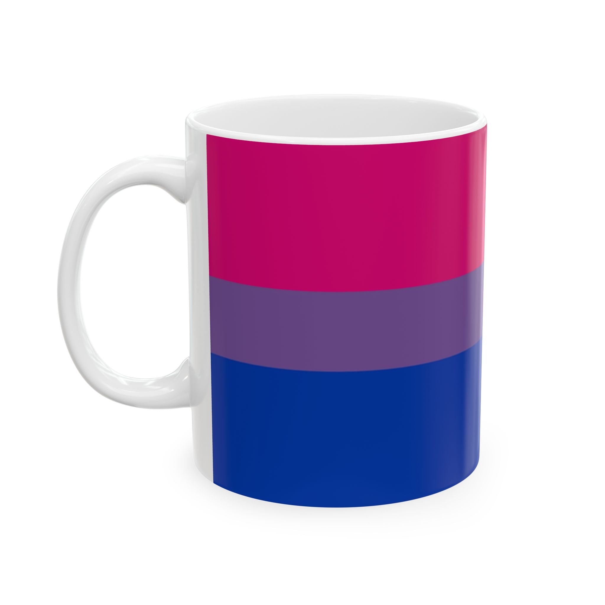 Bisexual Pride Mug | Bisexual Flag Coffee Cup | LGBTQ+ Pride Gift | Queer Community Mug