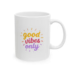 good vibes only Summer Mug | Cute Coffee Mug | Beach Coffee Cup | Iced Coffee Mug | Summer Gift | Ceramic Mug