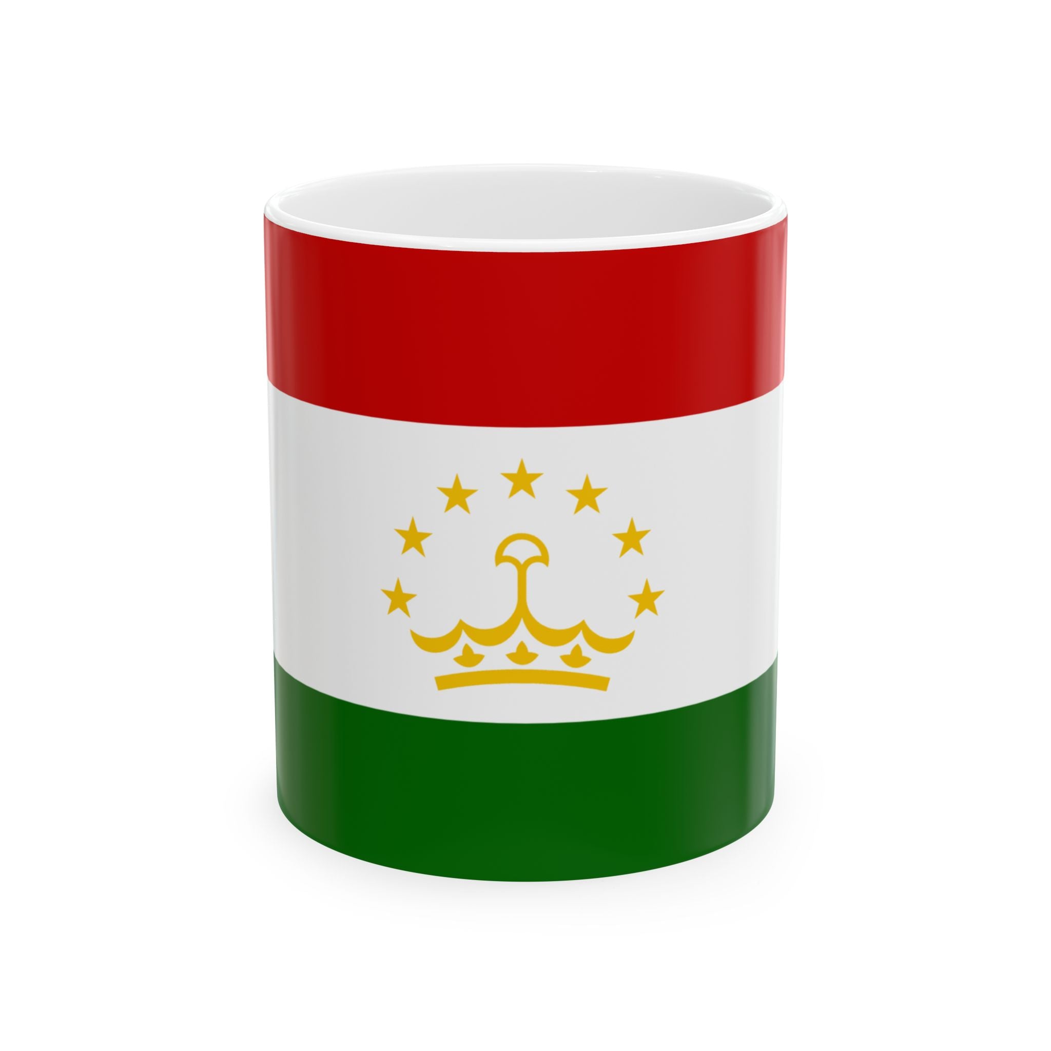 Tajikistan Flag Mug | Patriotic Coffee Cup | Gift for Expats, Tajikistan Heritage & Travelers