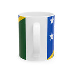 Solomon Islands Flag Mug | Patriotic Coffee Cup | Gift for Expats, Solomon Islands Heritage & Travelers