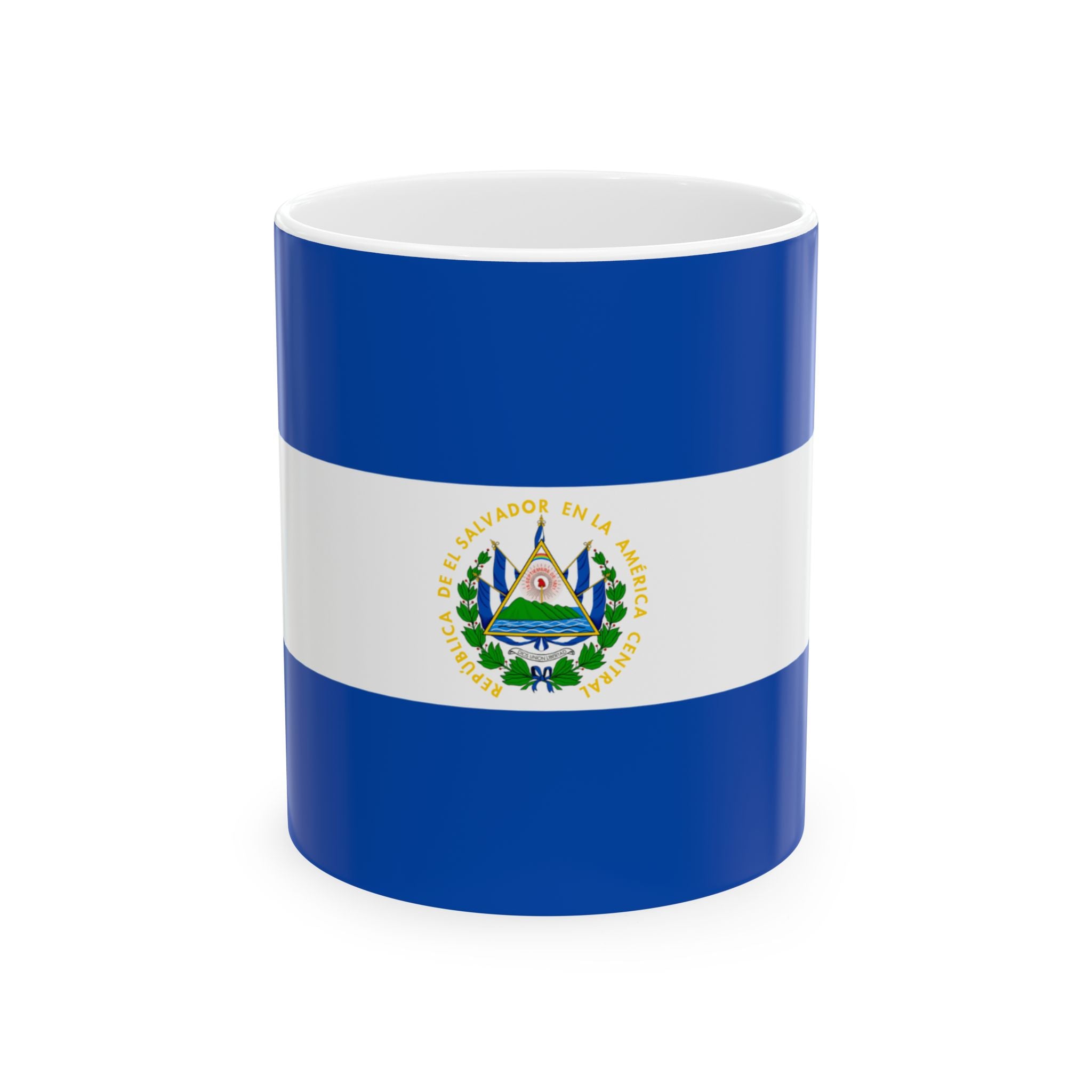 El Salvador Flag Mug | Patriotic Coffee Cup | Gift for Expats, El Salvador Heritage & Travelers