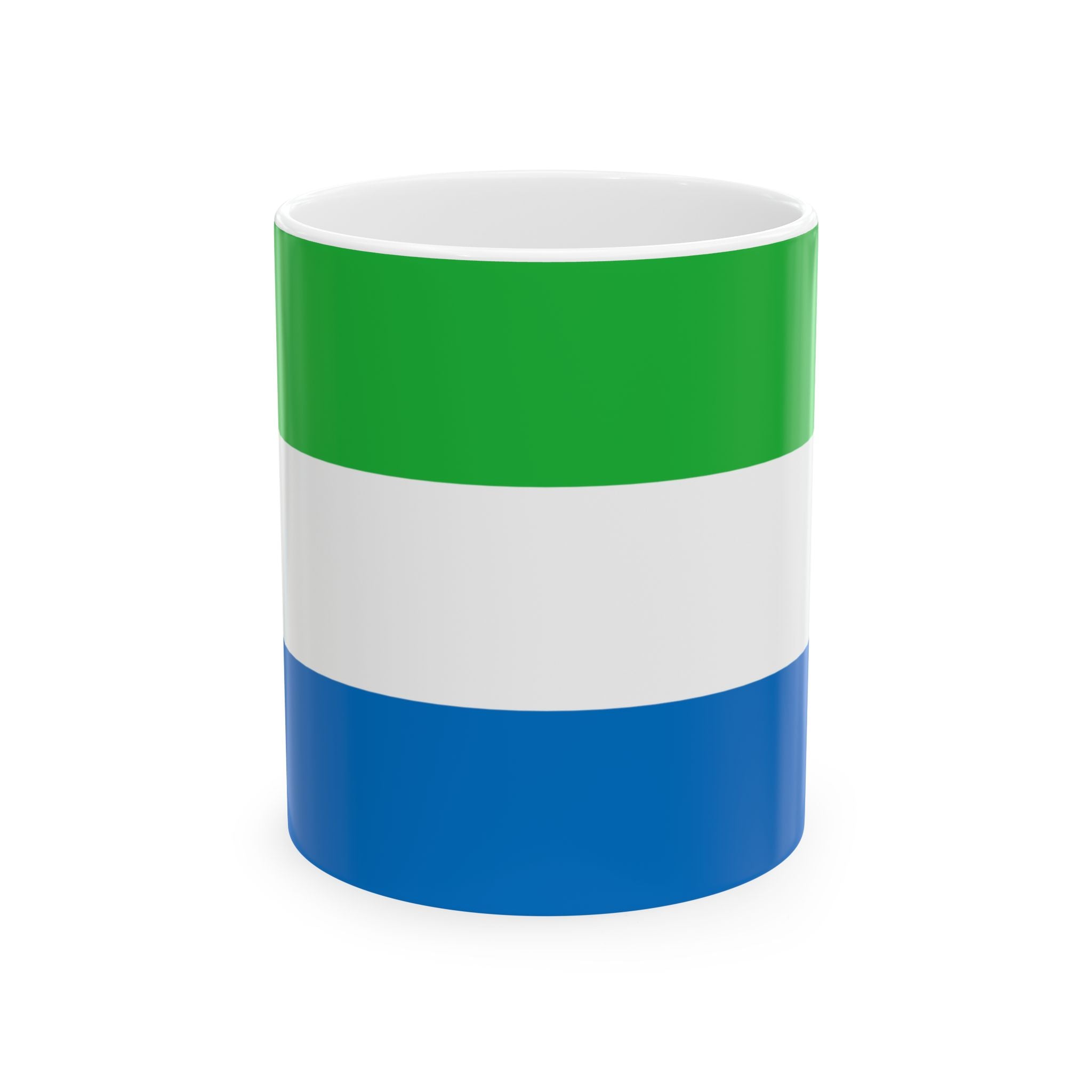 Sierra Leone Flag Mug | Patriotic Coffee Cup | Gift for Expats, Sierra Leone Heritage & Travelers