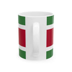 Suriname Flag Mug | Patriotic Coffee Cup | Gift for Expats, Suriname Heritage & Travelers