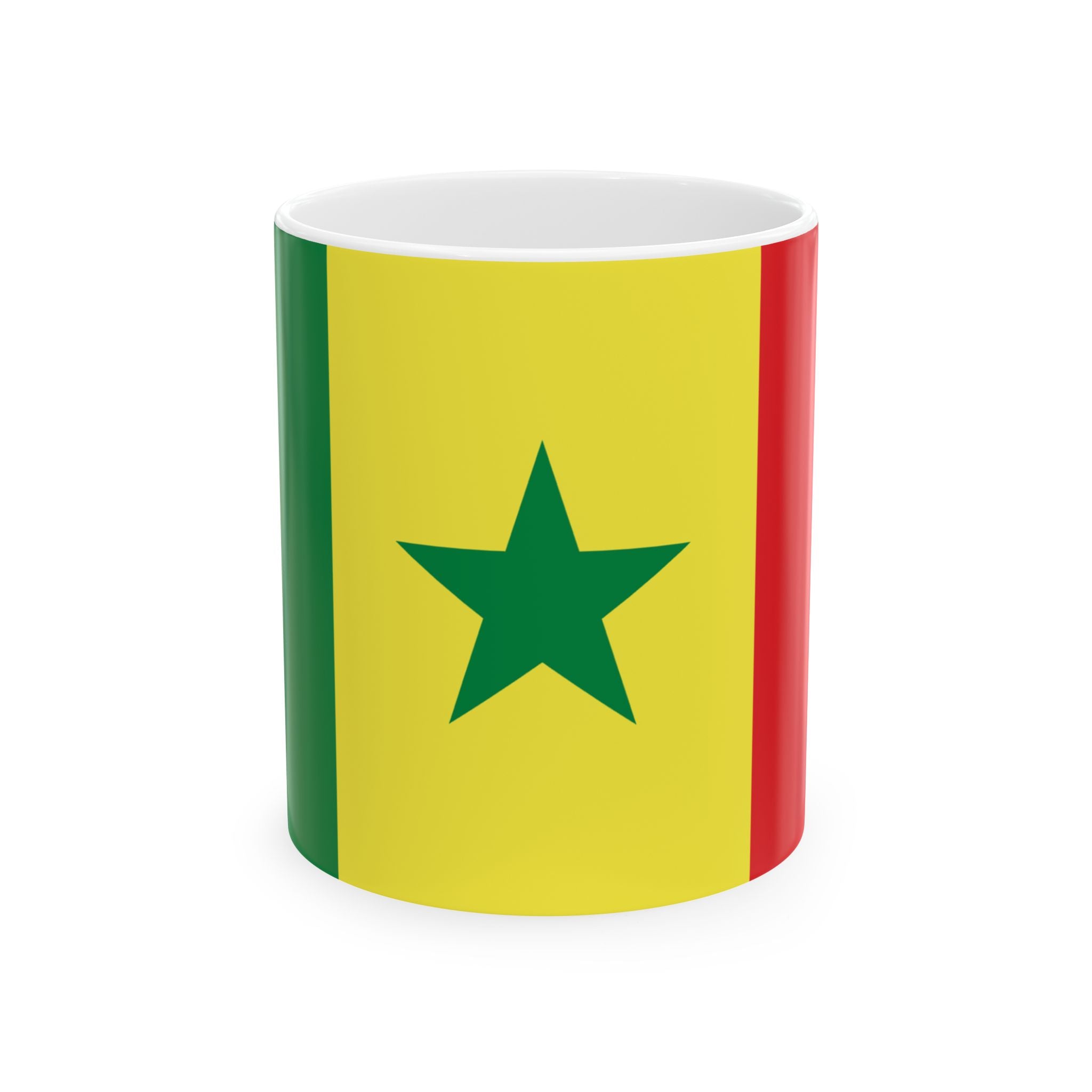 Senegal Flag Mug | Patriotic Coffee Cup | Gift for Expats, Senegal Heritage & Travelers