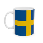 Sweden Flag Mug | Patriotic Coffee Cup | Gift for Expats, Sweden Heritage & Travelers