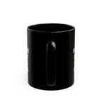 Minimalist F*ck Everyone Black Coffee Mug, Funny Swear Word Motivational Cup, Sleek Bold Typography Desk Gift for Coworker