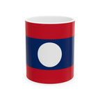 Laos Flag Mug | Patriotic Coffee Cup | Gift for Expats, Laos Heritage & Travelers