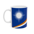 Marshall Islands Flag Mug | Patriotic Coffee Cup | Gift for Expats, Marshall Islands Heritage & Travelers
