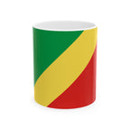 Republic of the Congo Flag Mug | Patriotic Coffee Cup | Gift for Expats, Republic of the Congo Heritage & Travelers