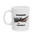 Bombardino Crocodillo Mug | Italian Brainrot Mug | Funny Meme Coffee Mug | Viral TikTok Gift | Ceramic Coffee Cup
