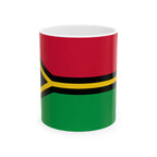 Vanuatu Flag Mug | Patriotic Coffee Cup | Gift for Expats, Vanuatu Heritage & Travelers