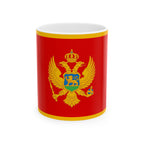 Montenegro Flag Mug | Patriotic Coffee Cup | Gift for Expats, Montenegro Heritage & Travelers