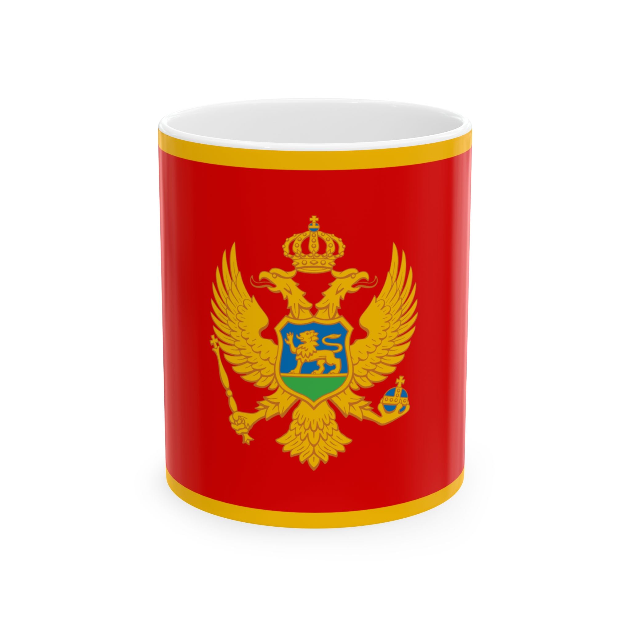 Montenegro Flag Mug | Patriotic Coffee Cup | Gift for Expats, Montenegro Heritage & Travelers