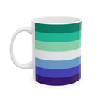 Trans-Inclusive Gay Mens Pride Mug | Trans-Inclusive Gay Men's Flag Coffee Cup | LGBTQ+ Pride Gift | Trans-Inclusive Gay Men's Community Mug
