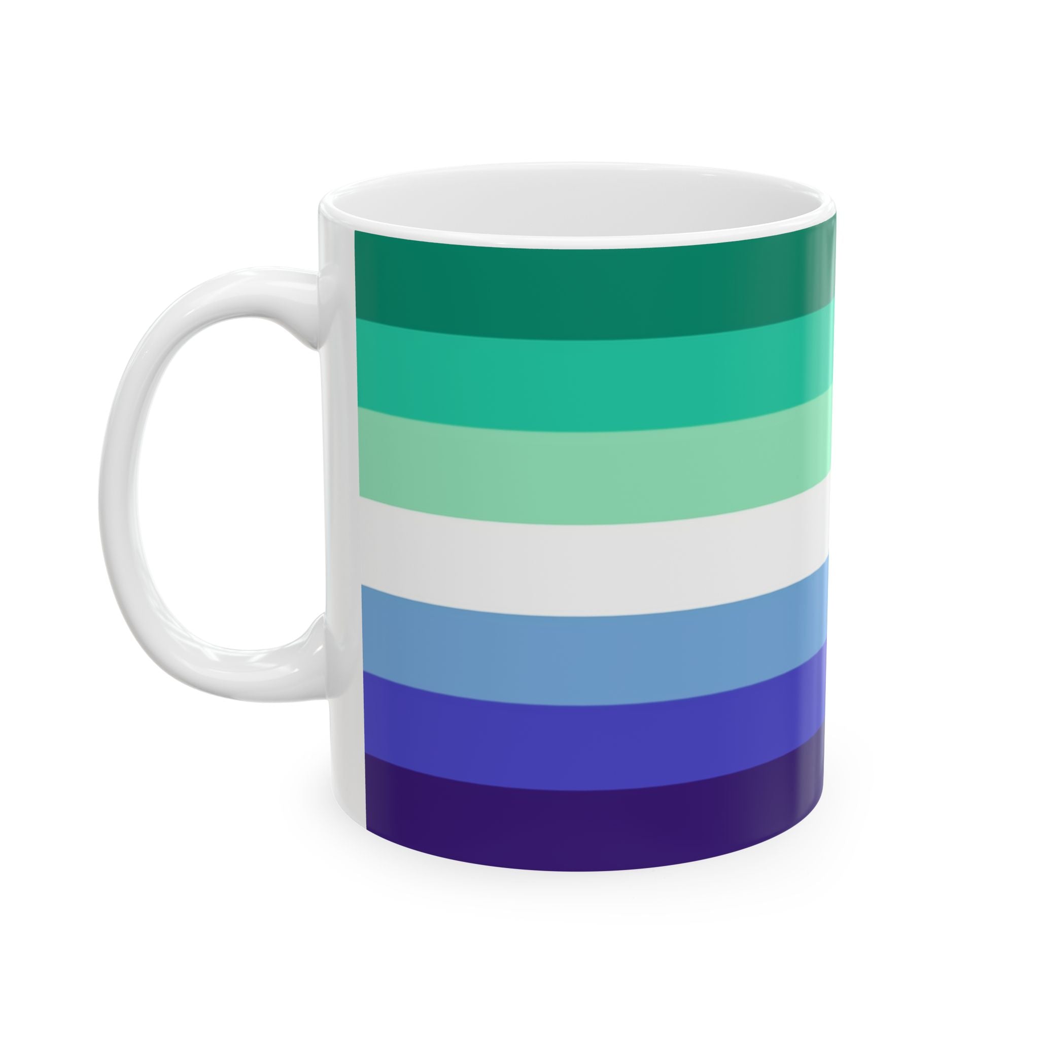 Trans-Inclusive Gay Mens Pride Mug | Trans-Inclusive Gay Men's Flag Coffee Cup | LGBTQ+ Pride Gift | Trans-Inclusive Gay Men's Community Mug