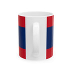 Laos Flag Mug | Patriotic Coffee Cup | Gift for Expats, Laos Heritage & Travelers