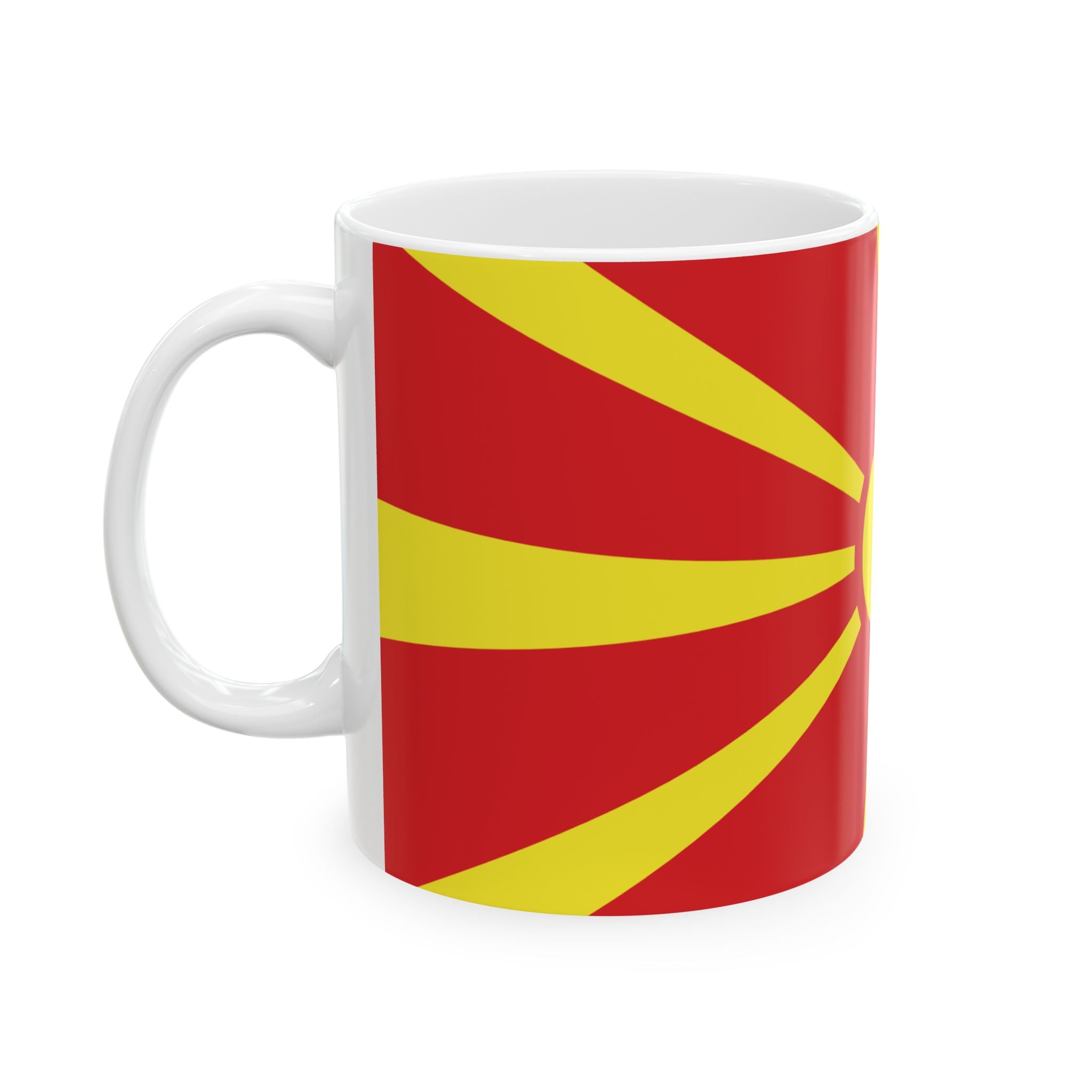 North Macedonia Flag Mug | Patriotic Coffee Cup | Gift for Expats, North Macedonia Heritage & Travelers