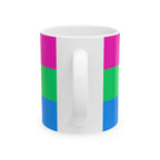 Polysexual Pride Mug | Polysexual Flag Coffee Cup | LGBTQ+ Pride Gift | Queer Community Mug