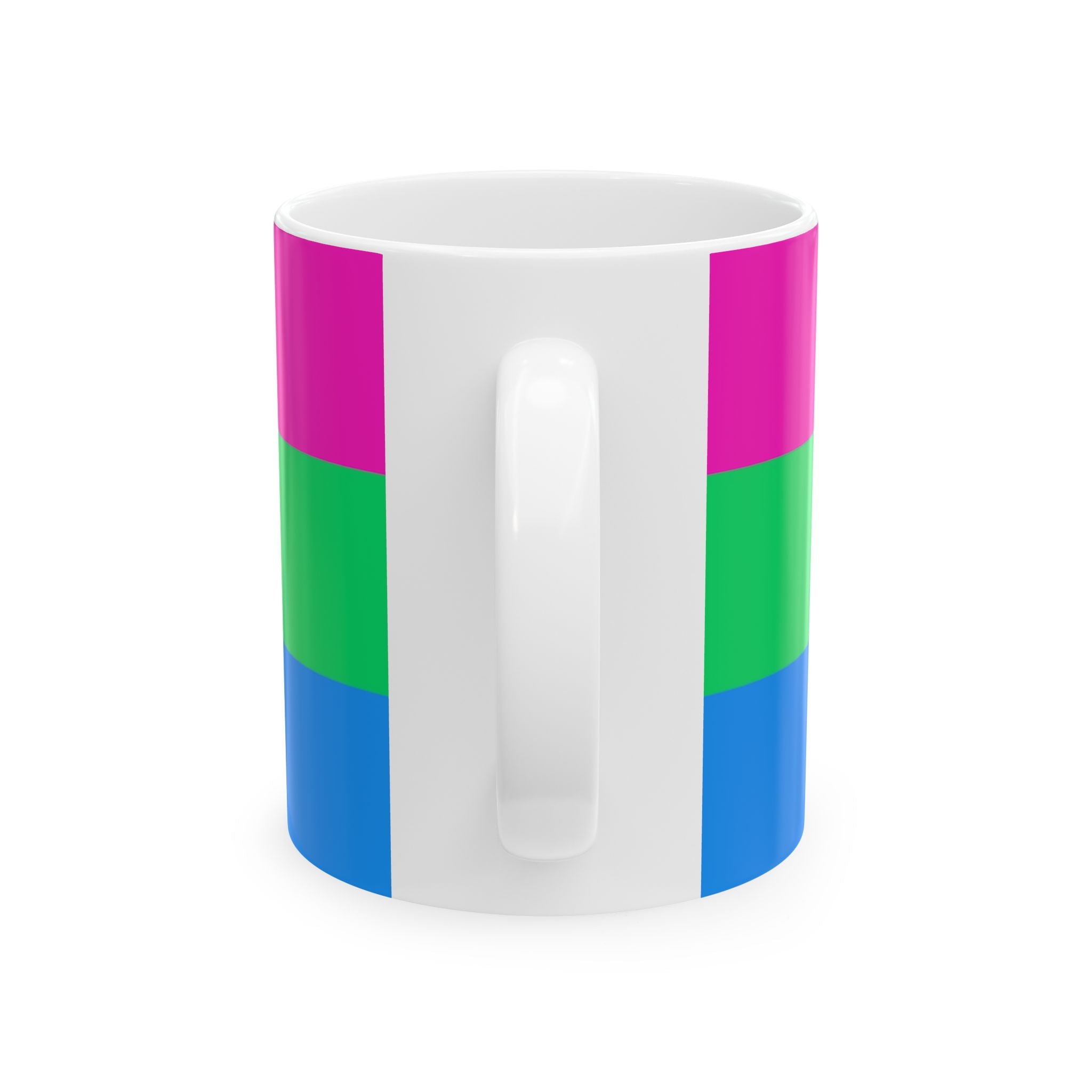 Polysexual Pride Mug | Polysexual Flag Coffee Cup | LGBTQ+ Pride Gift | Queer Community Mug