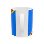 DR Congo Flag Mug | Patriotic Coffee Cup | Gift for Expats, DR Congo Heritage & Travelers