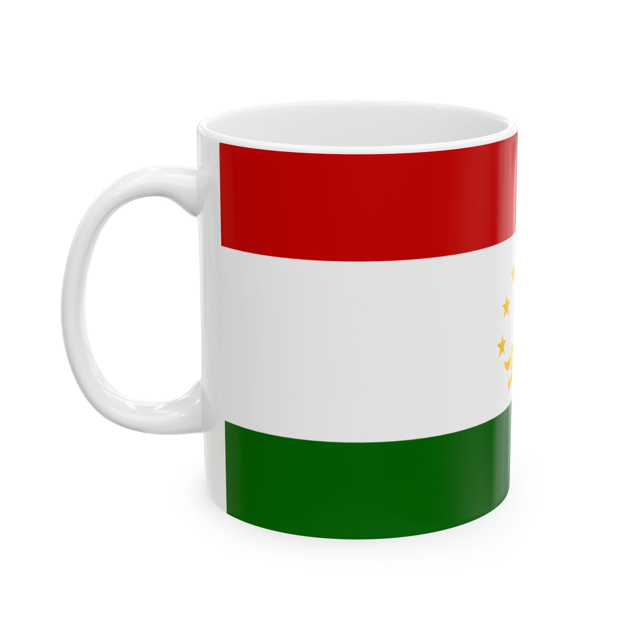 Tajikistan Flag Mug | Patriotic Coffee Cup | Gift for Expats, Tajikistan Heritage & Travelers
