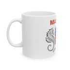 Mayotte Flag Mug | Patriotic Coffee Cup | Gift for Expats, Mayotte Heritage & Travelers