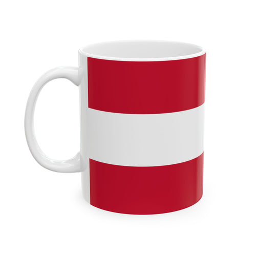 Austria Flag Mug | Patriotic Coffee Cup | Gift for Expats, Austria Heritage & Travelers