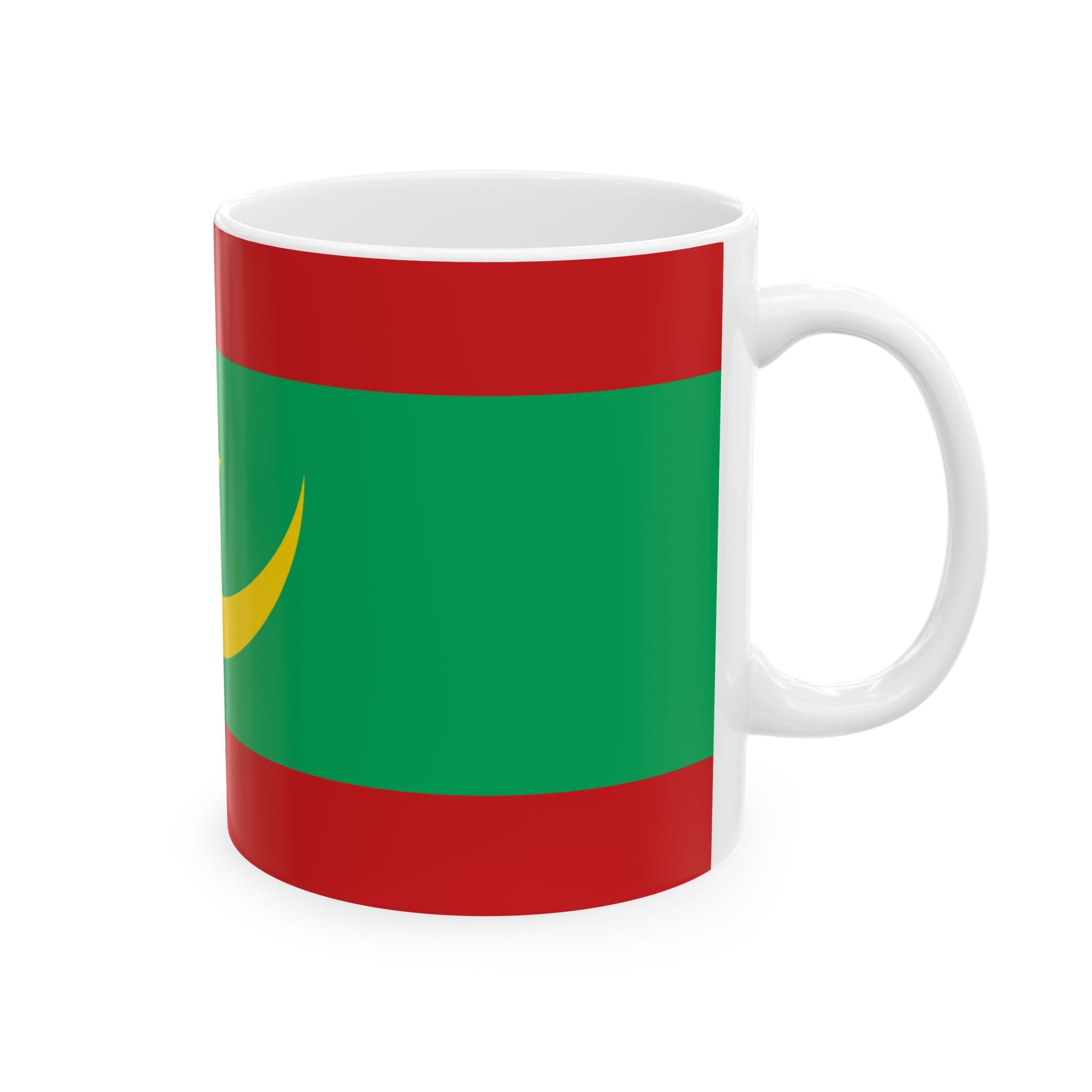 Mauritania Flag Mug | Patriotic Coffee Cup | Gift for Expats, Mauritania Heritage & Travelers