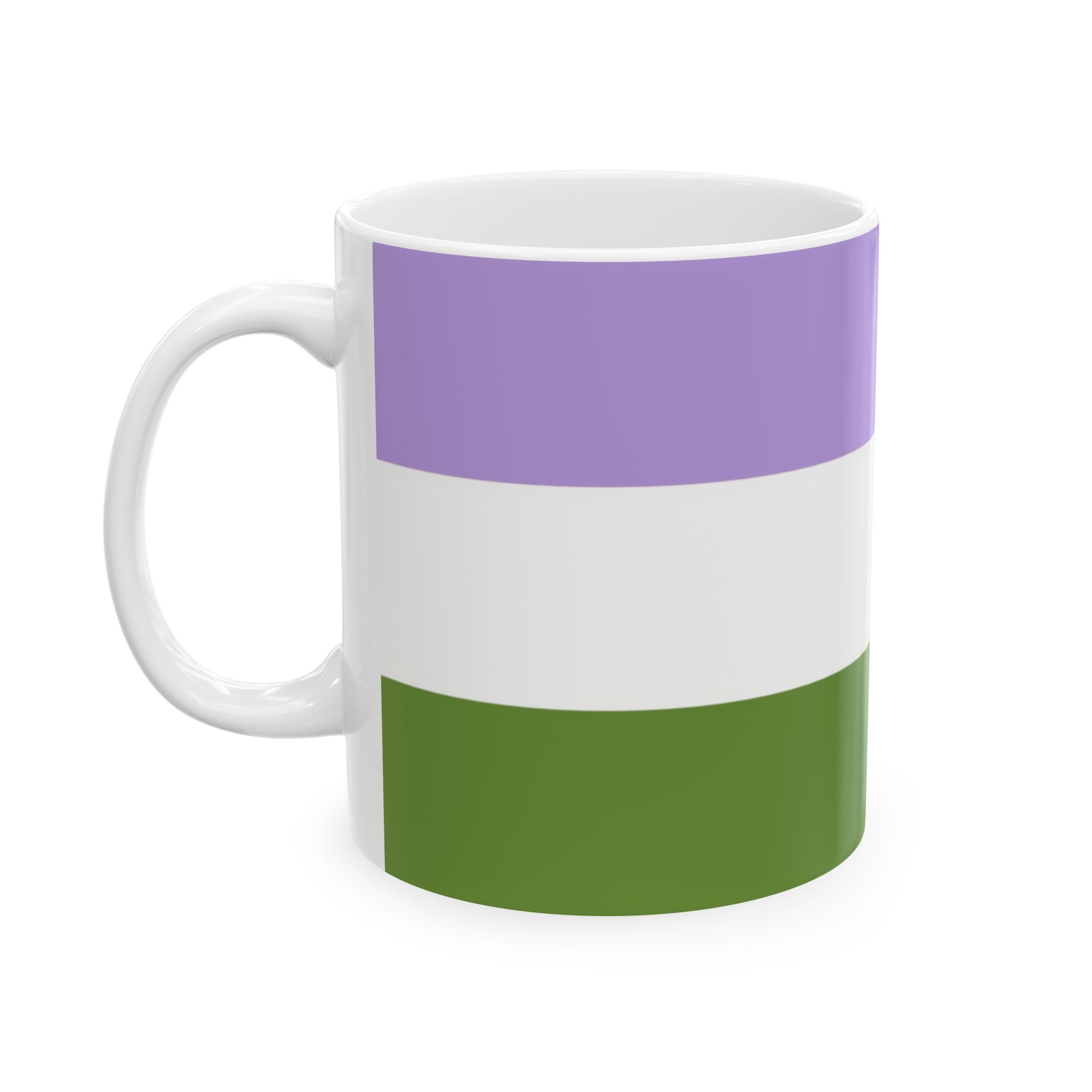 Genderqueer Pride Mug | Genderqueer Flag Coffee Cup | LGBTQ+ Pride Gift | Queer Community Mug