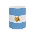 Argentina Flag Mug | Patriotic Coffee Cup | Gift for Expats, Argentina Heritage & Travelers