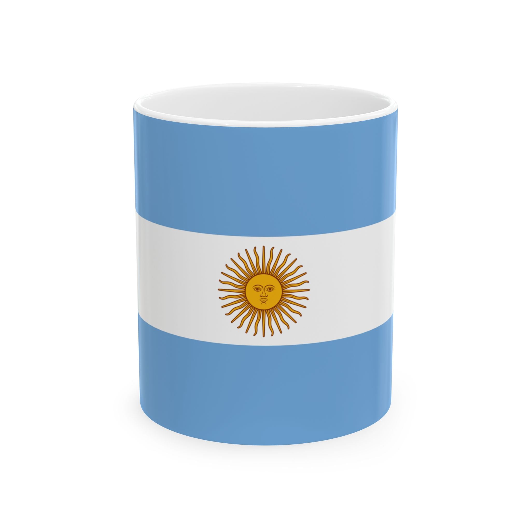 Argentina Flag Mug | Patriotic Coffee Cup | Gift for Expats, Argentina Heritage & Travelers