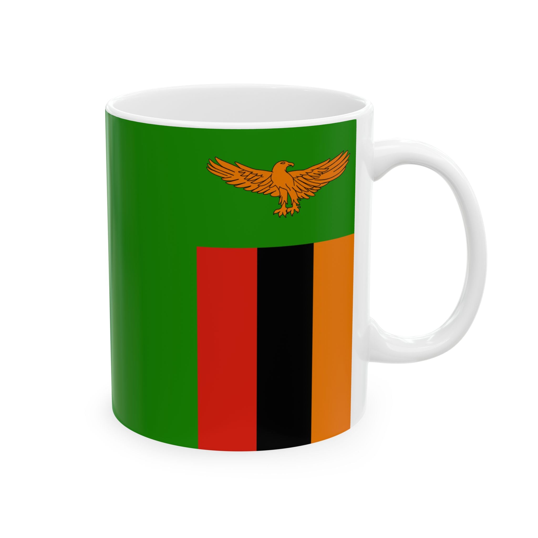 Zambia Flag Mug | Patriotic Coffee Cup | Gift for Expats, Zambia Heritage & Travelers
