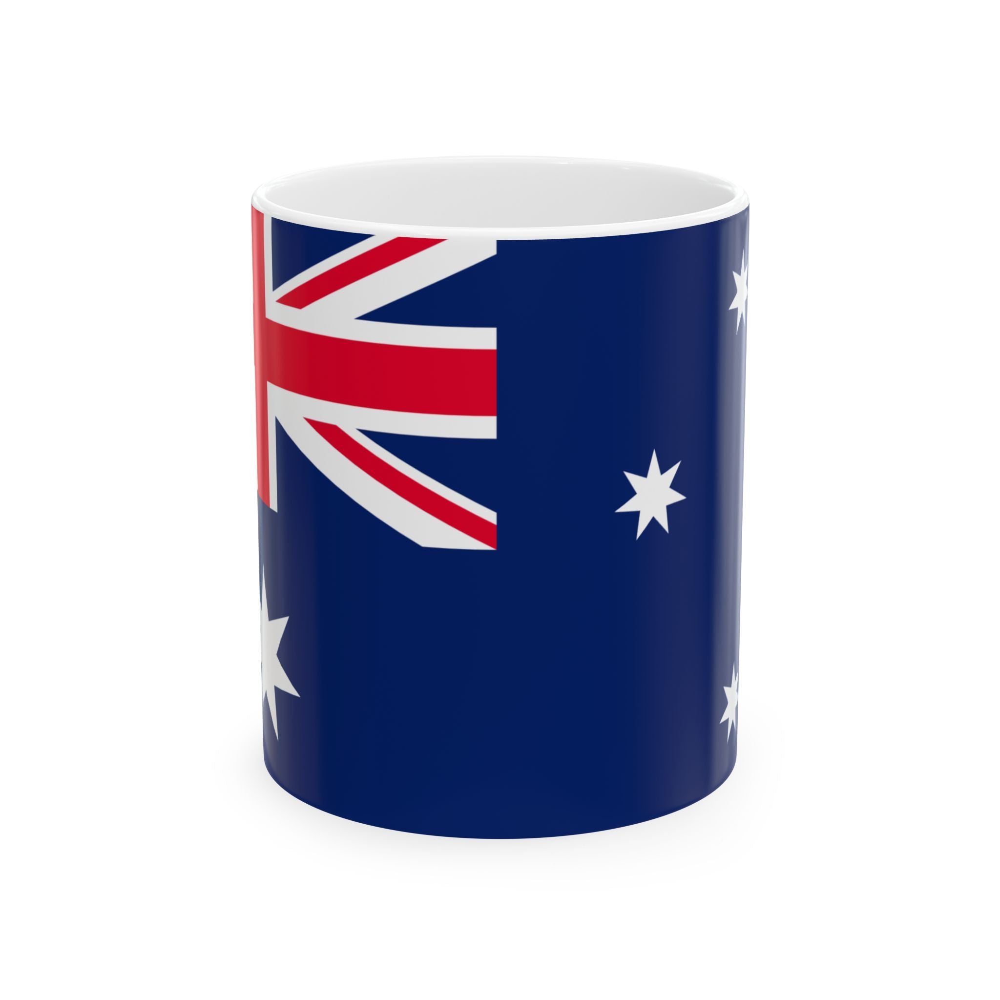 Australia Flag Mug | Patriotic Coffee Cup | Gift for Expats, Australia Heritage & Travelers