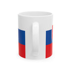 Slovakia Flag Mug | Patriotic Coffee Cup | Gift for Expats, Slovakia Heritage & Travelers
