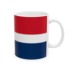 Dominican Republic Flag Mug | Patriotic Coffee Cup | Gift for Expats, Dominican Republic Heritage & Travelers