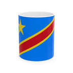 DR Congo Flag Mug | Patriotic Coffee Cup | Gift for Expats, DR Congo Heritage & Travelers