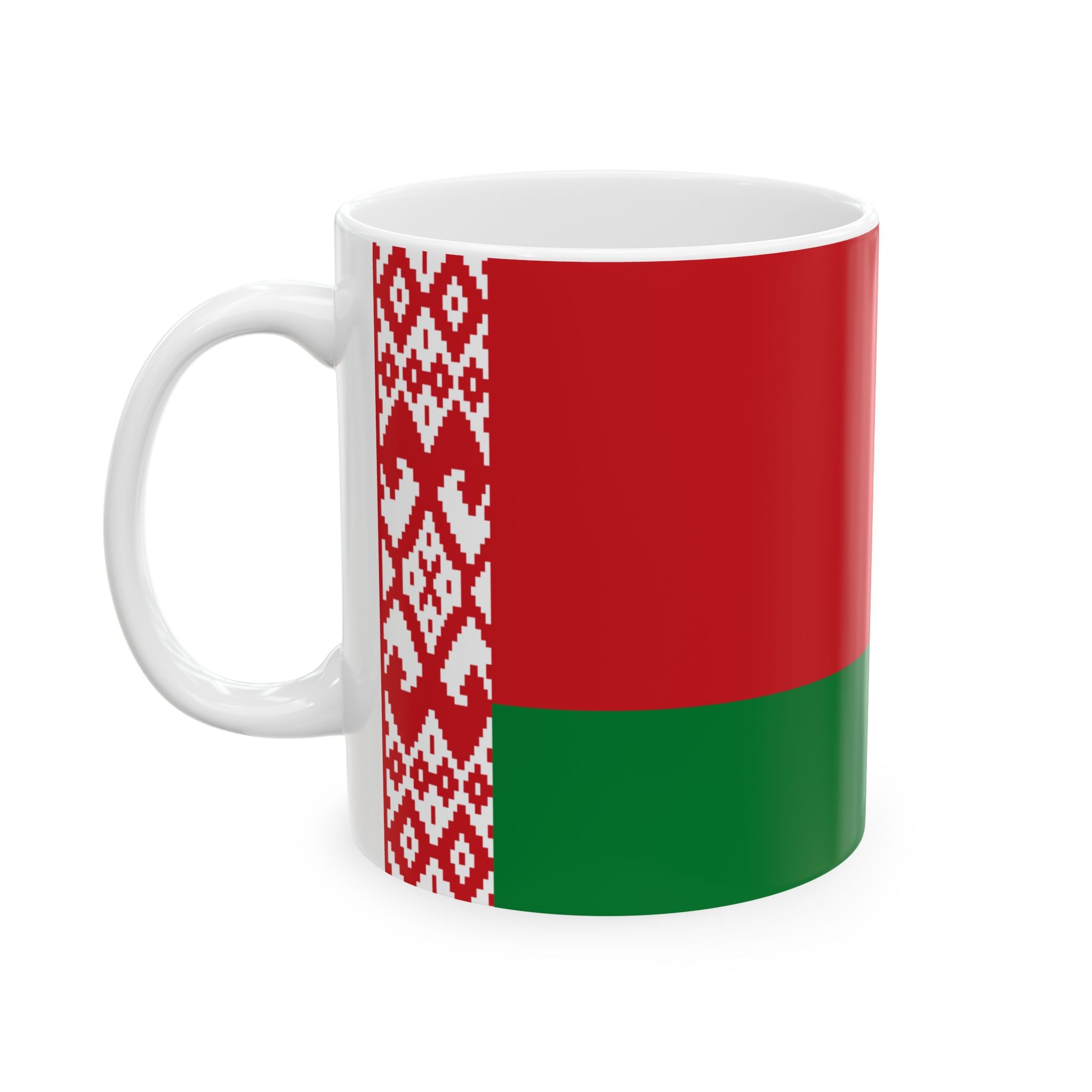 Belarus Flag Mug | Patriotic Coffee Cup | Gift for Expats, Belarus Heritage & Travelers