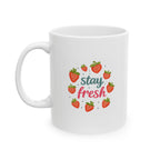 stay fresh Summer Mug | Cute Coffee Mug | Beach Coffee Cup | Iced Coffee Mug | Summer Gift | Ceramic Mug