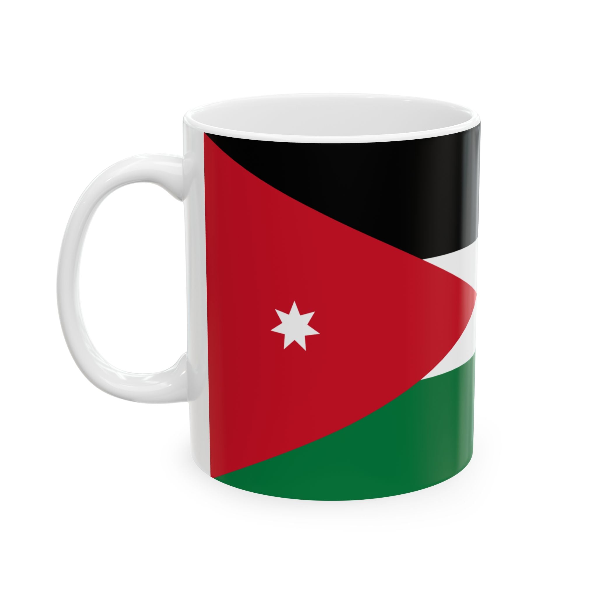 Jordan Flag Mug | Patriotic Coffee Cup | Gift for Expats, Jordan Heritage & Travelers