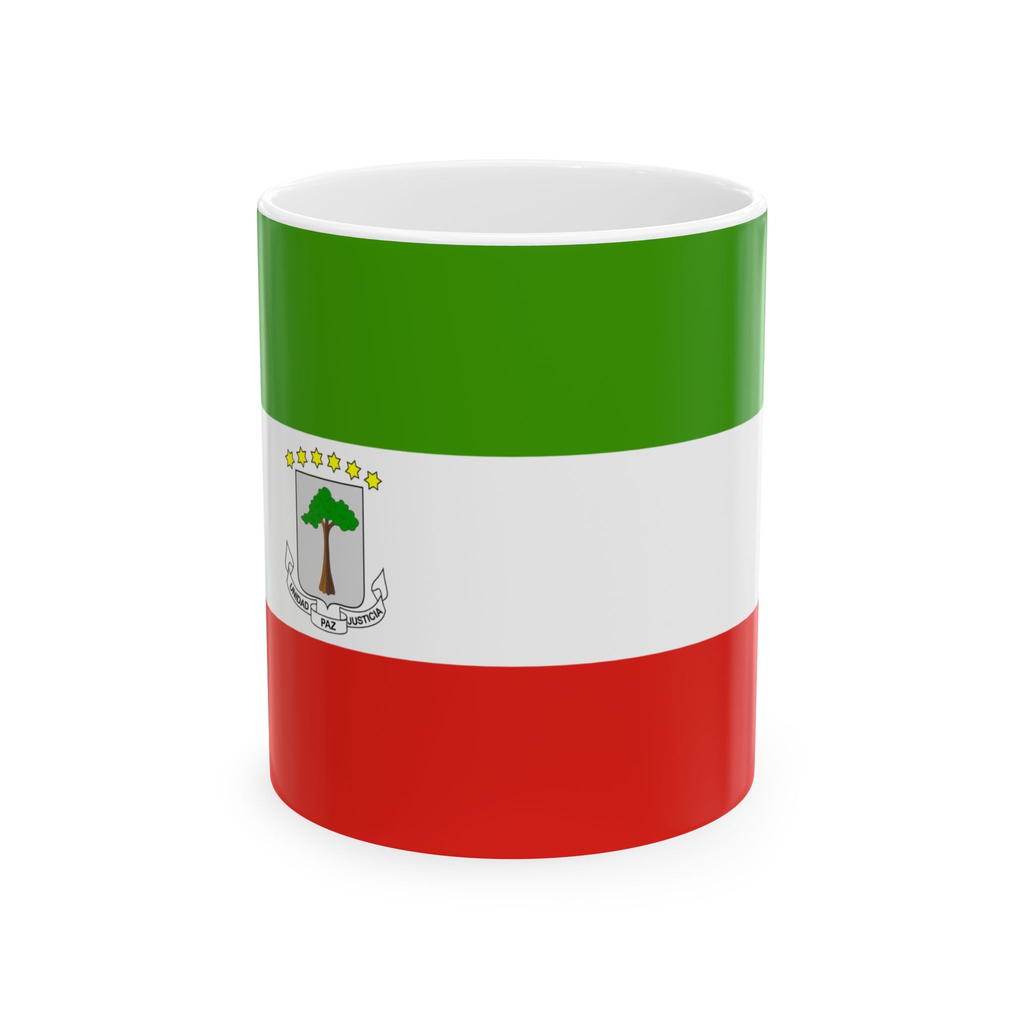 Equatorial Guinea Flag Mug | Patriotic Coffee Cup | Gift for Expats, Equatorial Guinea Heritage & Travelers