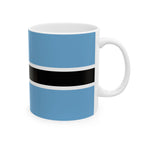 Botswana Flag Mug | Patriotic Coffee Cup | Gift for Expats, Botswana Heritage & Travelers