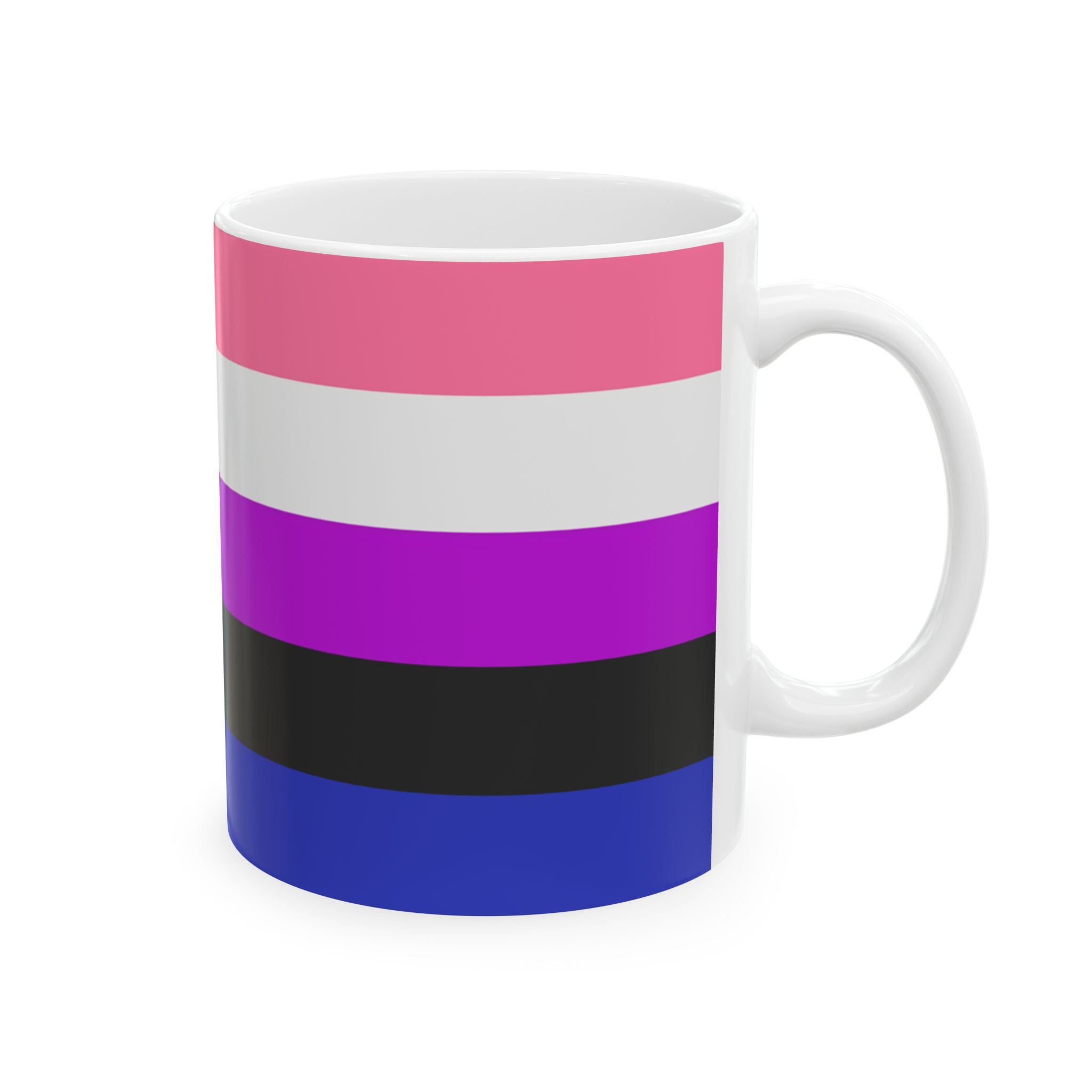 Genderfluid Pride Mug | Genderfluid Flag Coffee Cup | LGBTQ+ Pride Gift | Queer Community Mug