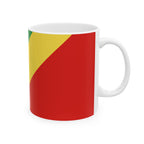 Republic of the Congo Flag Mug | Patriotic Coffee Cup | Gift for Expats, Republic of the Congo Heritage & Travelers