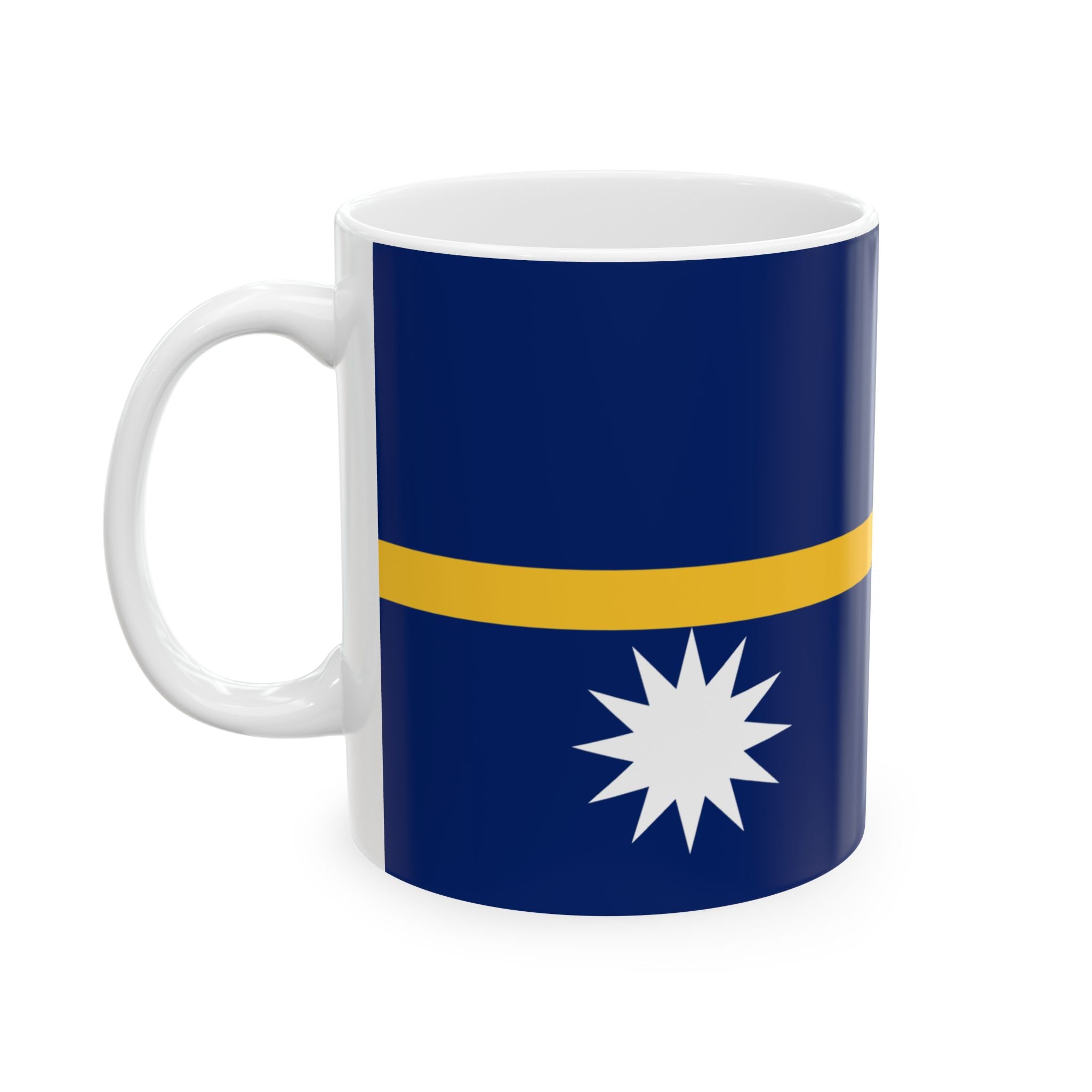 Nauru Flag Mug | Patriotic Coffee Cup | Gift for Expats, Nauru Heritage & Travelers