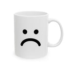 Sad Face Mug Emoji Mug | Cute Minimalist Coffee Mug | Funny Ceramic Mug | Aesthetic Gift | Cute Coffee Cup